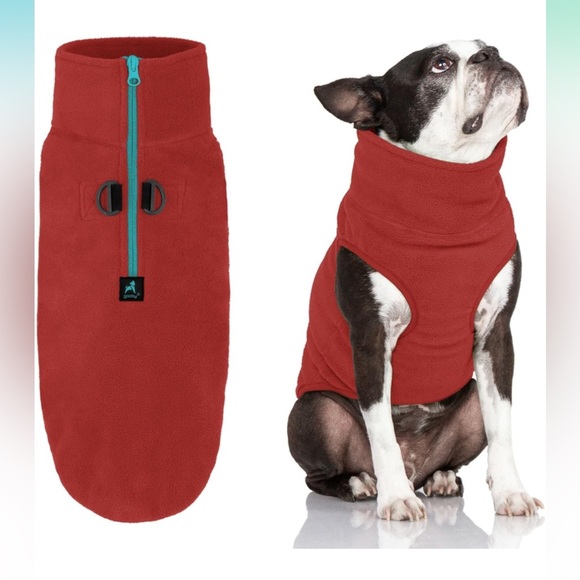 Gooby Other - NWT Gooby Half Zip Up Fleece Vest Dog Sweater X-Large